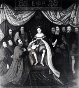 Edward VI (1537-53) gewährt die Charta an Bridewell und Bethlehem Krankenhäuser im Jahr 1553