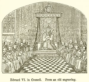 Eduard VI. im Rat