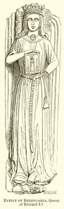 Abbild von Berengaria, Königin von Richard I. von English School