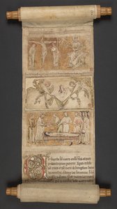 Egerton MS 2849, Membran I, um 1225-30 von English School
