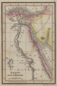 Ägypten oder das Land Mizraim (farbige Gravur) von English School