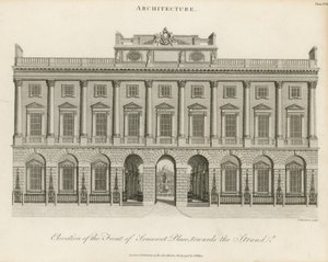 Erhebung der Vorderseite von Somerset Place von English School