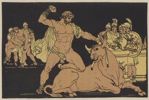 Entellus tötet den Stier