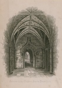 Eingang zu den Kreuzgängen vom Deans Yard, Westminster Abbey, London