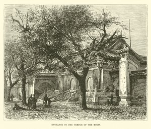Eingang zum Tempel des Mondes von English School