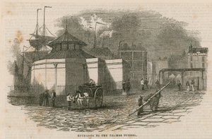 Eingang zum Thames-Tunnel von English School