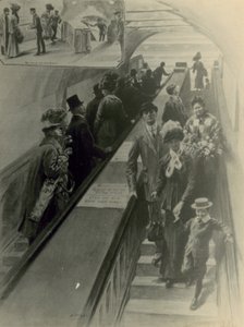 Rolltreppe an der Earls Court Station