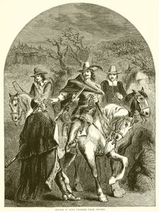 Flucht von König Karl aus Oxford von English School