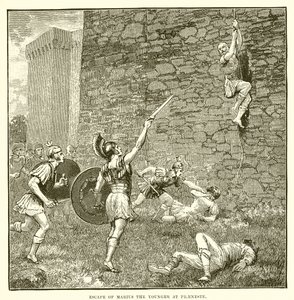Flucht von Marius dem Jüngeren in Praeneste