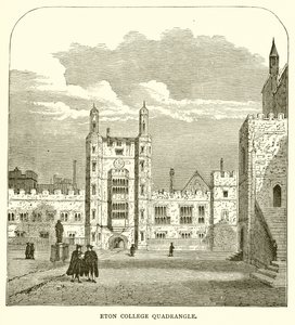 Eton College Innenhof von English School