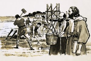 Ausgrabungen enthüllen ein sehr frühes Kloster in Glastonbury von English School