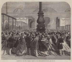 Ausstellung der königlichen Hochzeitsgeschenke im South Kensington Museum