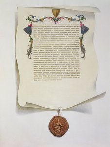 Faksimile-Ausgabe der Magna Carta, erstmals veröffentlicht 1225, 1816