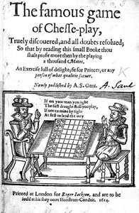 Berühmtes Schachspiel, 1614 von English School