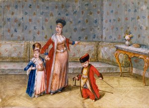 Fanariotische Familie, spätes 19. Jahrhundert