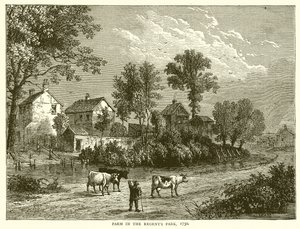 Bauernhof im Regents Park, 1750