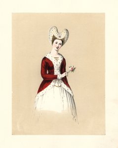 Mode während der Herrschaft von Heinrich V. und VI., Illustration aus 
