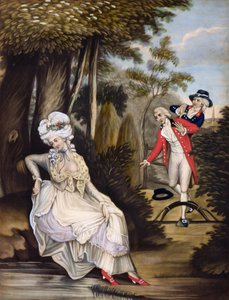 Fatal Neugier, veröffentlicht von Robert Sayer & J. Bennett, 1784 von English School