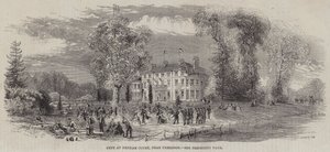Fest in Denham Court, nahe Uxbridge (Stich) von English School