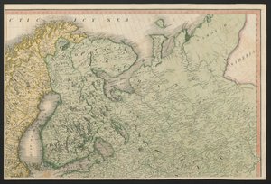 Finnland und Russland, aus Europa, beschreibt alle Änderungen des Territoriums, zusammen mit ihren Abweichungen in den Grenzlinien seiner verschiedenen Reiche und Staaten, vereinbart und bestätigt durch den definitiven Vertrag von Paris, 20. Nov. 1815, ver von English School