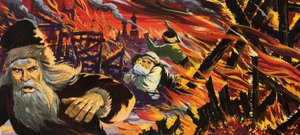 Feuer in Moskau