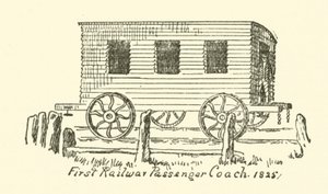 Erster Eisenbahn-Personenwagen von English School
