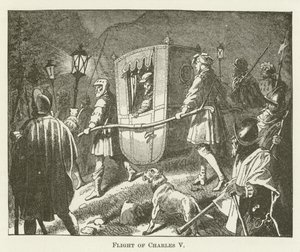 Flucht von Karl V. von English School