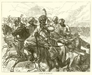 Flucht von Hyder Ali von English School