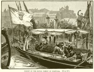 Flucht der königlichen Familie von Portugal