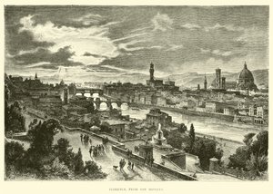 Florenz, von San Miniato von English School