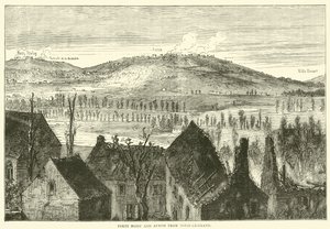 Fort Noisy und Avron von Noisy-le-Grand, Januar 1871 von English School
