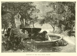Brunnen in der Villa Reale, Neapel