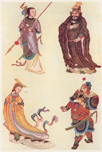 Vier berühmte Figuren der chinesischen Geschichte