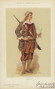 Frederick Leslie als Rip in der Komödie "Rip Van Winkle" von English School