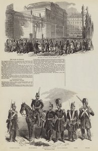Französische Revolution von 1848 von English School