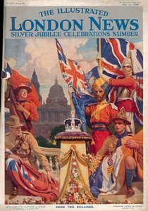 Titelseite von The Illustrated London News Silver Jubilee Celebrations Number, 11. Mai 1935