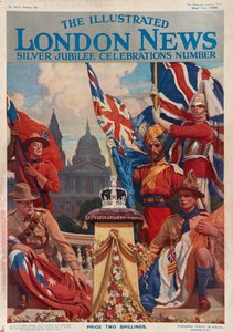 Titelseite der Illustrated London News, Silberjubiläumsausgabe von English School