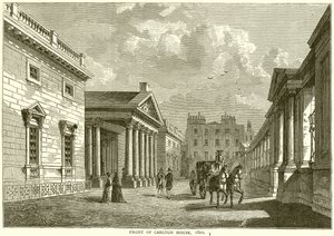 Front von Carlton House, 1820