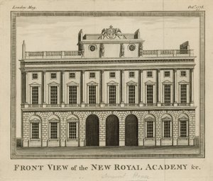 Vorderansicht der neuen Royal Academy