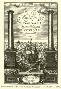 Frontispiz zu Bacons Novum Organum von English School