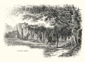 Furness Abbey (Gravur) von English School