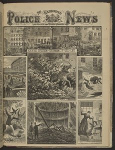 GROSSE GAS-EXPLOSION IN TOTTENHAM CT. RD.-VERLUST AN LEBEN. Illustrated Police News