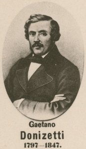 Gaetano Donizetti (Gravur) von English School