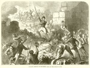 Tapferes Verhalten von Sir Sidney Smith bei der Belagerung von Arce von English School