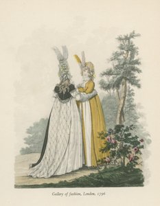 Gallery of Fashion, London, 1796 von English School