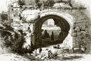 Tor des Krankenhauses der Ritter von St. John in Jerusalem