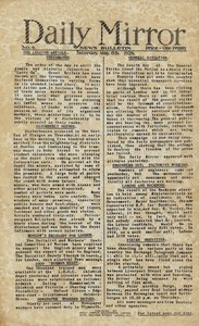 Generalstreik berichtet im Daily Mirror von English School