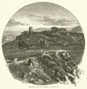 Gesamtansicht von Athen (Apostelgeschichte, xvii)