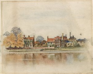 Gesamtansicht von Chiswick Mall von English School