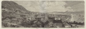 Gesamtansicht von Victoria in Hongkong